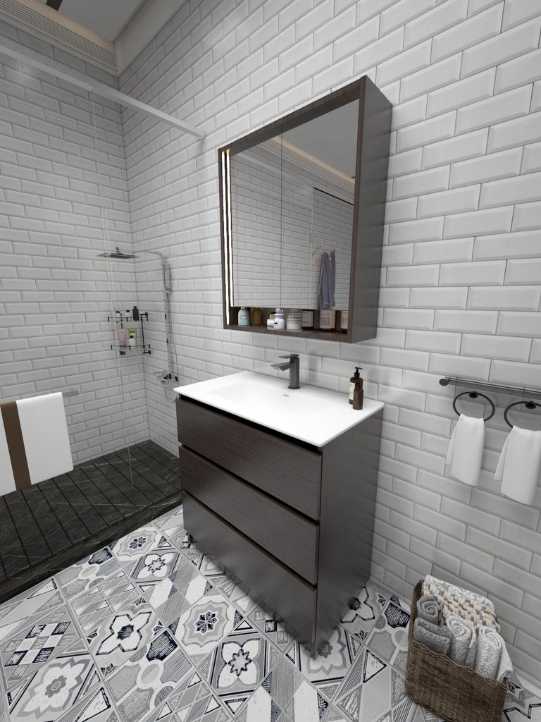 Colección Ballota - Mueble Serena - Color Antracita Metálica Fina