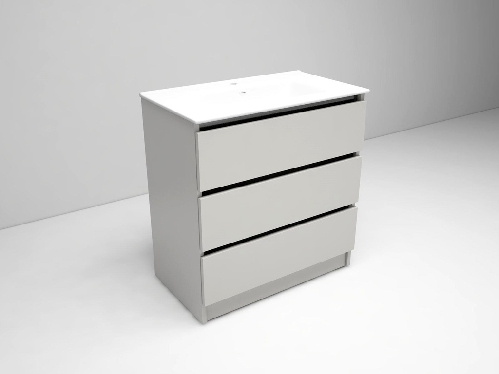 Colección Ballota - Mueble Serena - Color Gris Perla