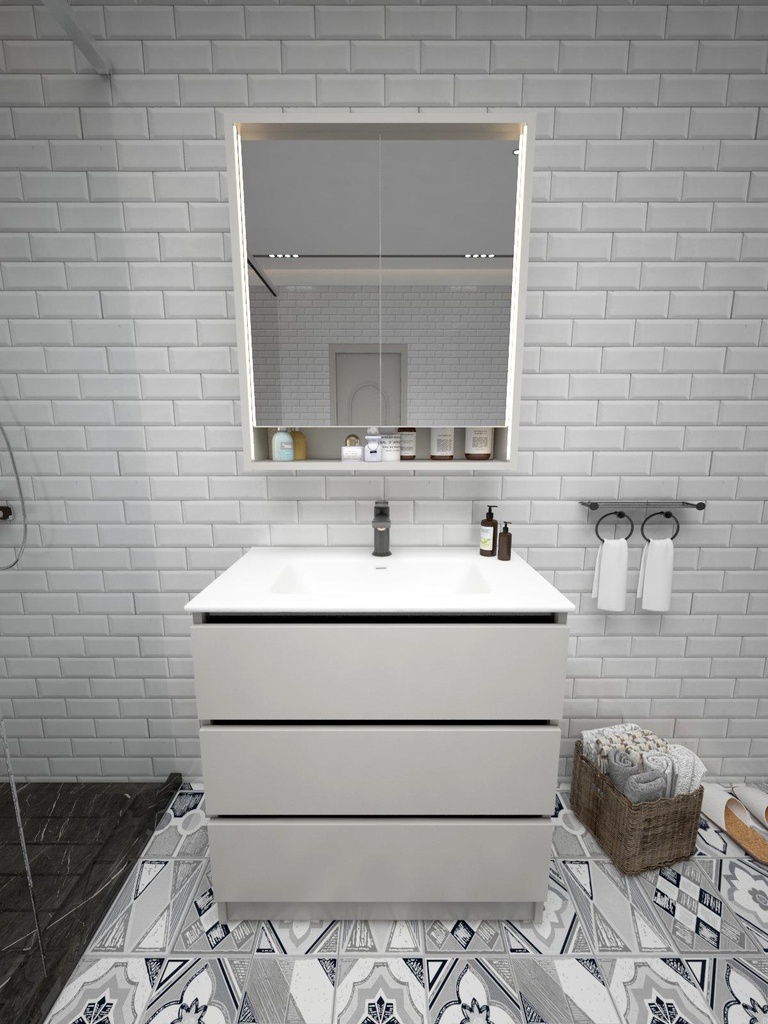 Colección Ballota - Mueble Serena - Color Gris Perla