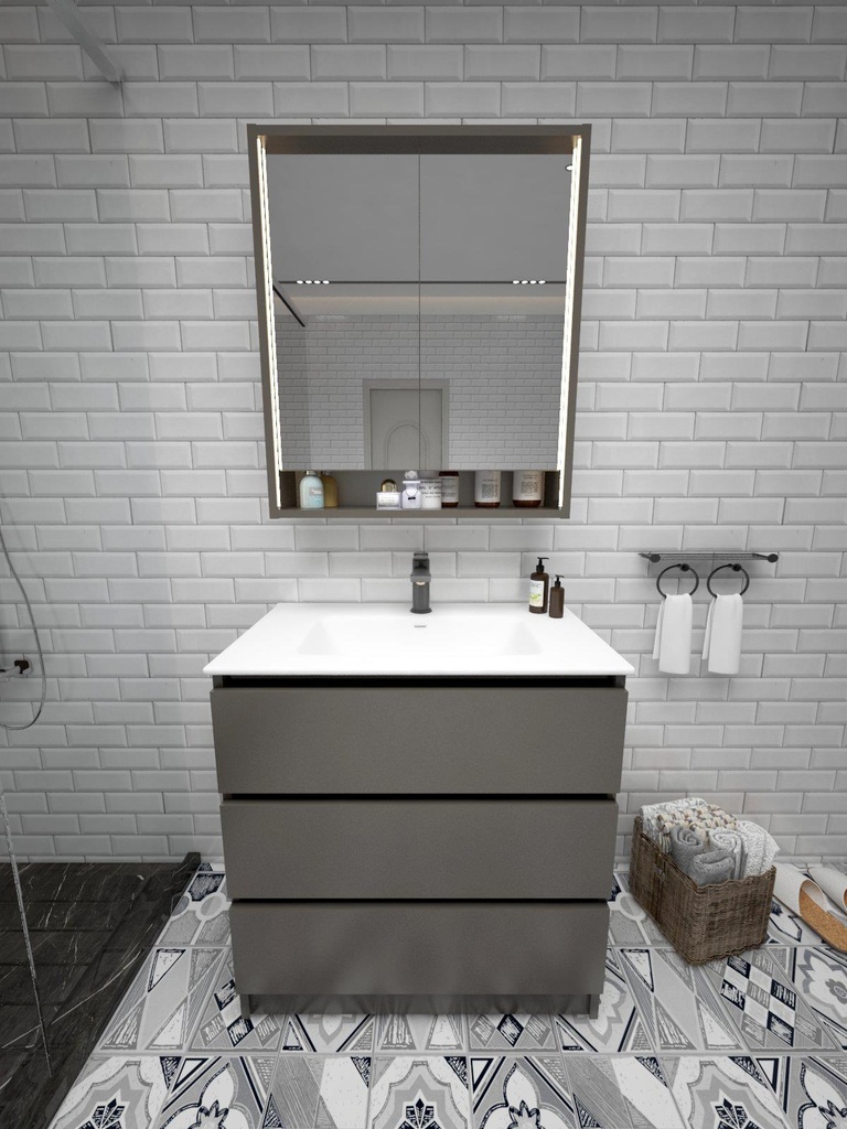 Colección Ballota - Mueble Serena - Color Marrón topo